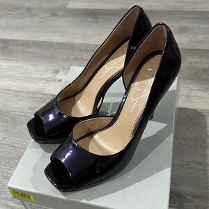 Jessica Simpson purple shoes.